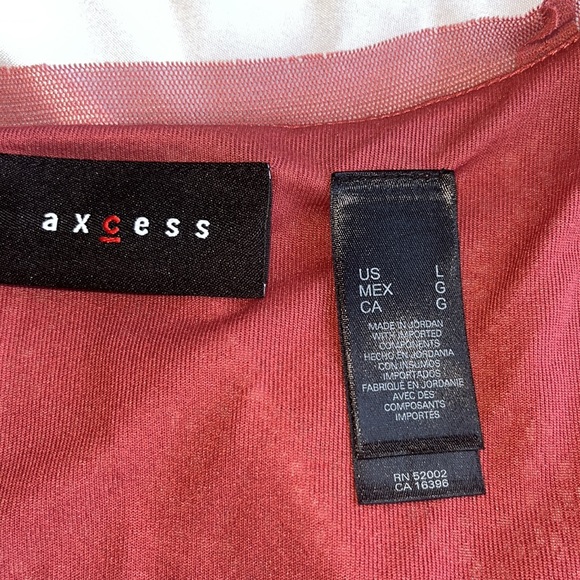 Liz Clairborne (Axcess) lace blouse - Picture 2 of 6